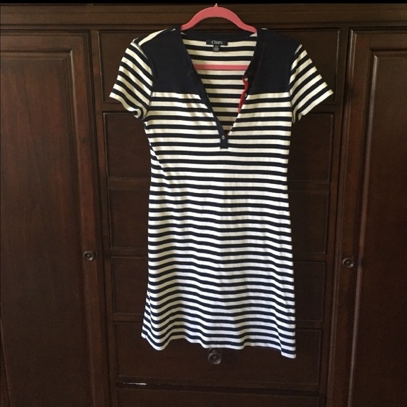 Chaps Dresses & Skirts - Chaps preppy short sleeve cotton dress